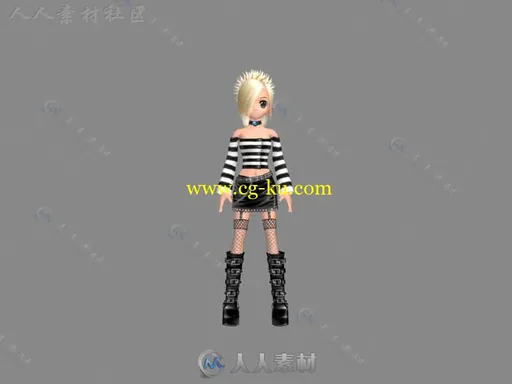 【劲舞团】全套人物3D模型的图片17