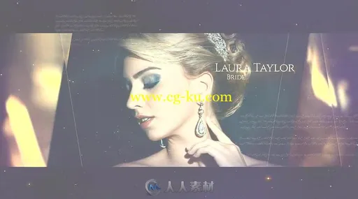 梦幻优雅金色粒子浪漫婚礼视频开场AE模板 Videohive Wedding Pack 19832552的图片4