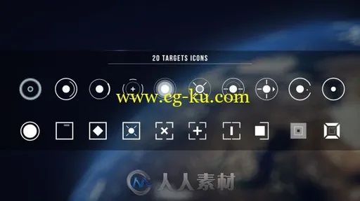 创意交互式三维地球仪展示标记地址幻灯片AE模板Videohive 3D Interactive Earth G的图片1