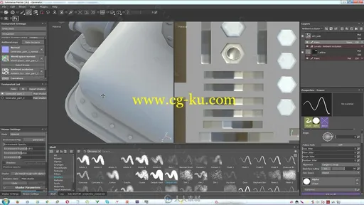 Substance Painter游戏纹理贴图技术视频教程 POLYGONSTORIES TEXTURING LOW POLY的图片10