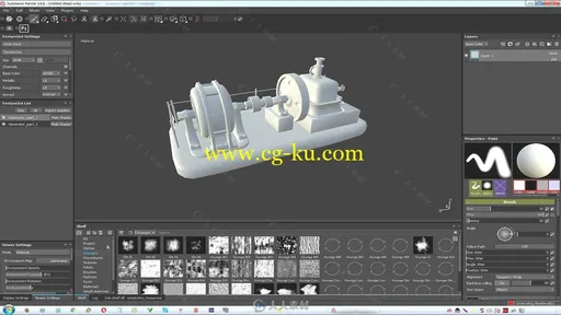 Substance Painter游戏纹理贴图技术视频教程 POLYGONSTORIES TEXTURING LOW POLY的图片11