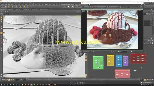 Houdini糕点建模与场景实例制作视频教程 ROHANDALVI MAKING DESSERT IN HOUDINI 1的图片7