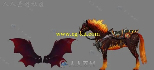 炫酷暗黑系列角色3D模型的图片1