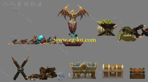 《魔龙与勇士》全套精品角色3D模型的图片12