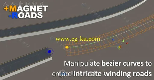 简便快捷的使用磁铁创建道路建模编辑器扩充Unity游戏素材资源的图片4