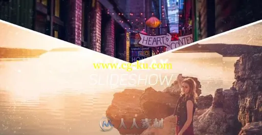 时尚优雅视差幻灯片相册动画AE模板 The Parallax Slideshow的图片1