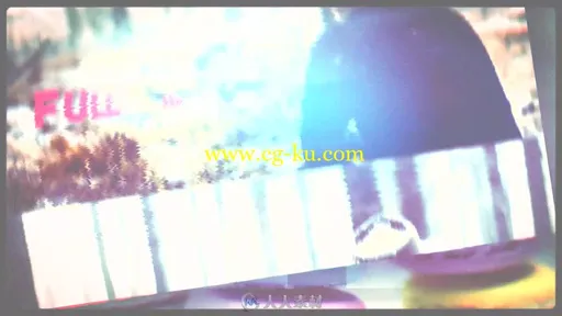 时尚动感夏季照片展示美丽光斑幻灯片相册动画AE模板Summer dynamic slideshow 33946的图片3