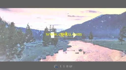 史诗级时尚优雅字母视差幻灯片相册动画AE模板 Epic Slideshow 34225的图片3