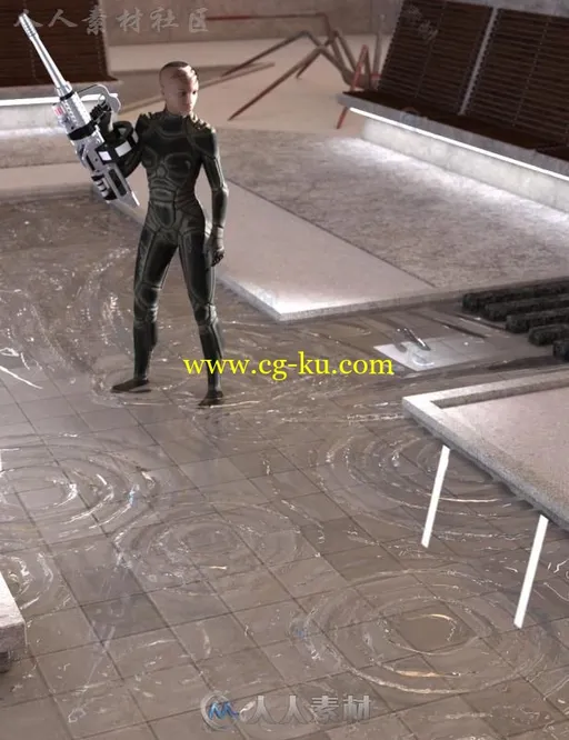 炫酷逼真的水上道具3D模型合辑的图片1