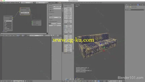 Blender与Unity复杂室内游戏场景制作视频教程 BLENDER 101 BLENDER401 CREATING A的图片7