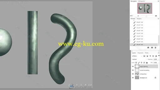 游戏武器装备概念艺术绘画视频教程 SKILLSHARE DIGITAL CREATIONS CONCEPT ART OBJ的图片5