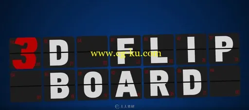 AE脚本制作三维翻页动画效果3D Flip Board v1.0版的图片1