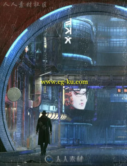 未来城市场景环境3D模型合辑的图片1