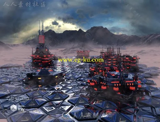 殖民化球表面矿山3D模型合辑的图片6