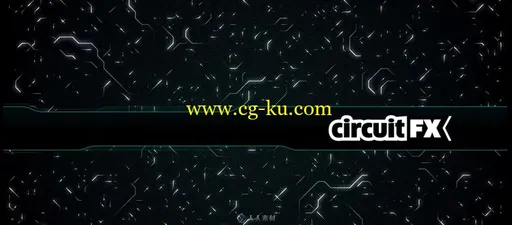 快速制作高科技电流电路板线路图形动画安装AE脚本 circuitFX 1.3 版的图片1