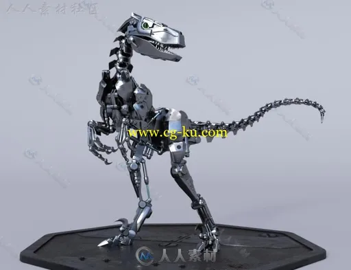 恐怖的未来科技克隆恐龙3D模型合辑的图片4
