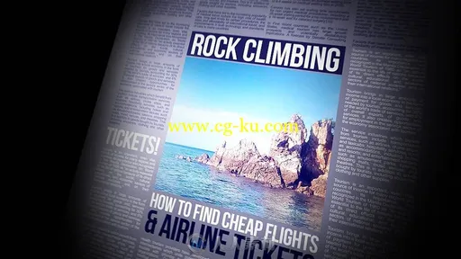 创意报纸飞梭切换展示信息幻灯片AE模板Videohive Flight Through Newspapers Page的图片3