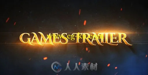 酷炫史诗级游戏预告片视频包装AE模板 Videohive Games Epic Trailer 19880119的图片1