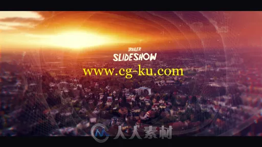 美丽梦幻透明网络隧道视差幻灯片相册动画AE模板Videohive Trailer Slideshow 1992的图片1