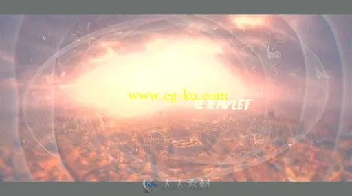 美丽梦幻透明网络隧道视差幻灯片相册动画AE模板Videohive Trailer Slideshow 1992的图片5