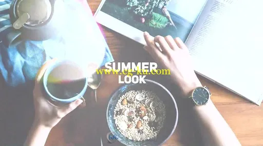 创意图型组合夏季照片展示夏季幻灯片相册动画AE模板Videohive Summer Look 19925737的图片3