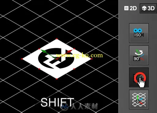 AE脚本等距图形2D/3D切换工具带使用视频IsoMatic FX v1.0的图片3