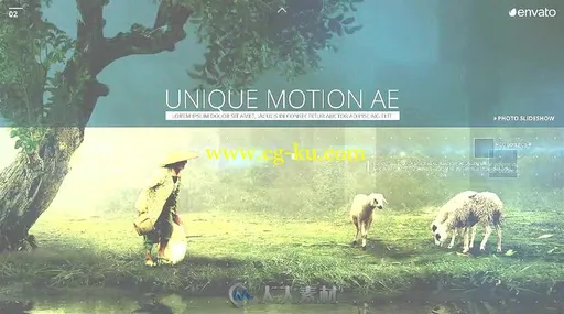时尚方块滑落组合照片展示幻灯片相册动画AE模板Videohive Photo Slideshow 19879069的图片2