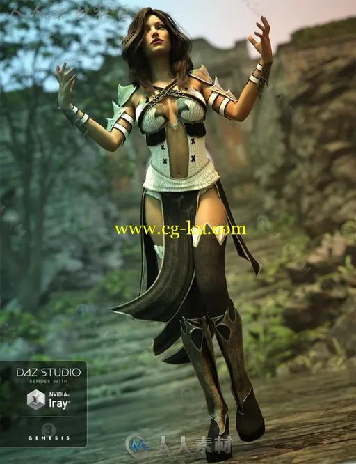 邪恶性感美丽的女性3D模型合辑的图片1