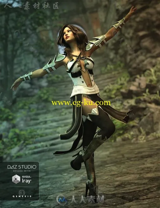 邪恶性感美丽的女性3D模型合辑的图片3