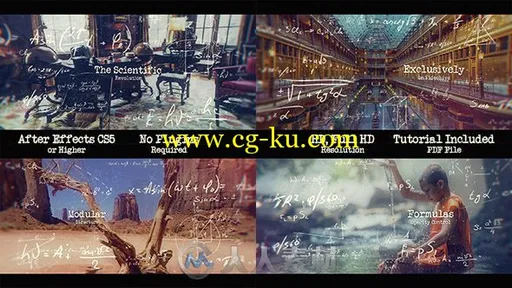 创意时尚数字科技视差幻灯片相册动画AE模板Videohive The Scientific Revolution的图片1
