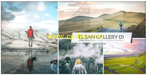 创意优雅多界面展示照片相册墙幻灯片AE模板Videohive Clean Photo Gallery - Imag的图片1