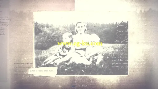 老旧的历史风格复古照片展示幻灯片相册动画AE模板Videohive History In Photograp的图片3