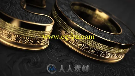 黄金质感奢华三维立体标志展示LOGO演绎AE模板Videohive Black Gold Logo V5 19930的图片2