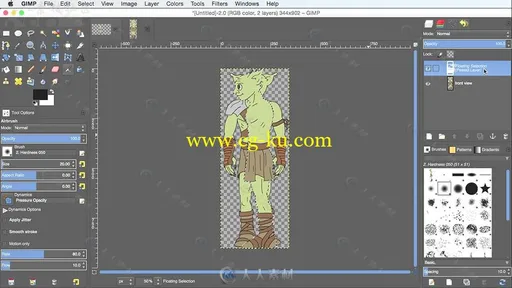 Blender游戏角色雕刻技术训练视频教程 BLENDER 101 BLENDER305 CHARACTER SCULPTING的图片1