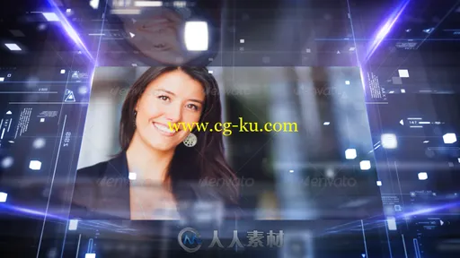 未来科幻屏幕数字全息图企业展示幻灯片AE模板 Videohive Hologram Display 19781385的图片3