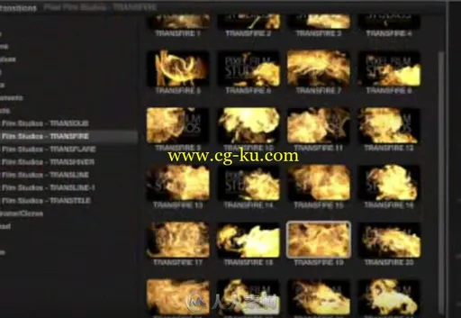 30种燃烧火焰转场动画效果TransFire的图片2