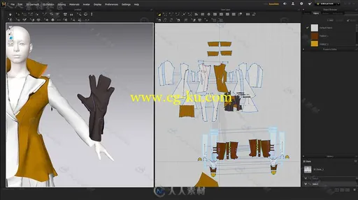 Marvelous Designer数字服装设计大师级训练视频教程 THE GNOMON WORKSHOP CLOTH MO的图片5