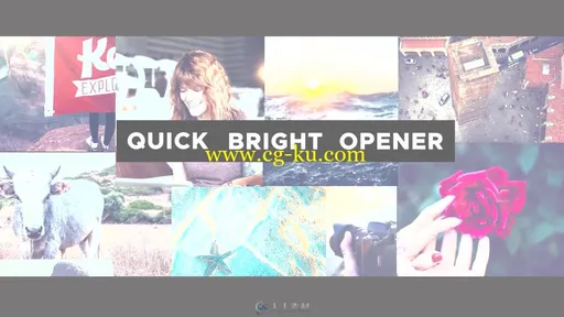 快速动感多界面展示图片幻灯片相册动画AE模板Videohive Serendipity Quick Opener的图片2