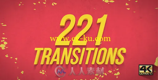 221款复古卡通完美转场过渡幻灯片AE模板 Videohive Big Pack Transitions 19553的图片1