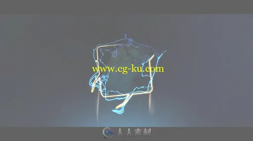 炫酷高科技激光电流霓虹灯标志LOGO演绎AE模板Videohive Electric logo intros 195的图片2