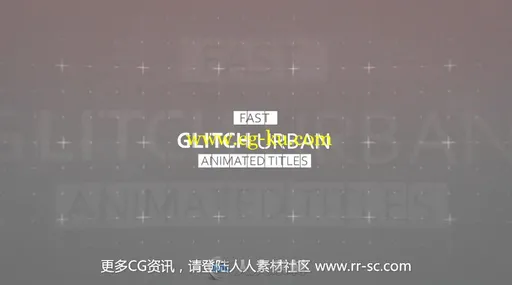 30款动感故障文字城市标题动画AE模板Videohive 30 Fast Glitch Urban Titles 1958的图片2