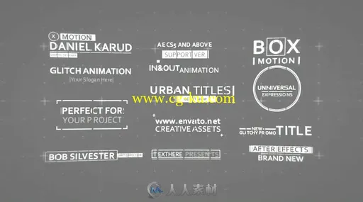 30款动感故障文字城市标题动画AE模板Videohive 30 Fast Glitch Urban Titles 1958的图片3