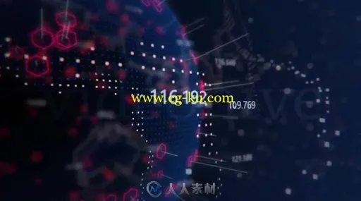 炫酷高科技地球全息投影展示幻灯片AE模板 Videohive Earth Hologram 19730684的图片2