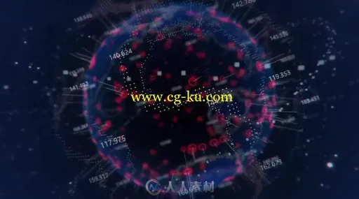 炫酷高科技地球全息投影展示幻灯片AE模板 Videohive Earth Hologram 19730684的图片3