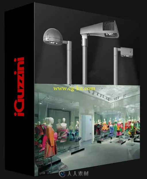 3000多个照明设备3D模型合辑 LIGHTING IGUZZINI 3D MODELS的图片1