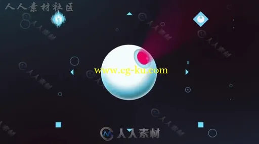 创意丰富多彩的抽象眼球变换动画标志LOGO演绎AE模板 Videohive All Seeing Logo 1的图片4