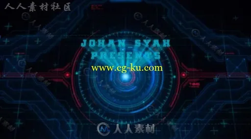 炫酷高科技全息投影标志展示LOGO演绎AE模板 Videohive Holographic Logo 19581817的图片2