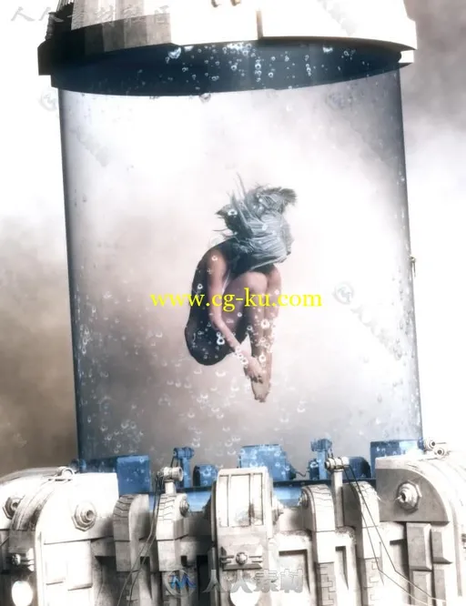 未来疯狂的科幻装置机3D模型合辑的图片1