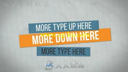 创意纸背景趣味抖动文字字幕标题展示动画AE模板 Videohive Jitter Titles 10419446的图片1