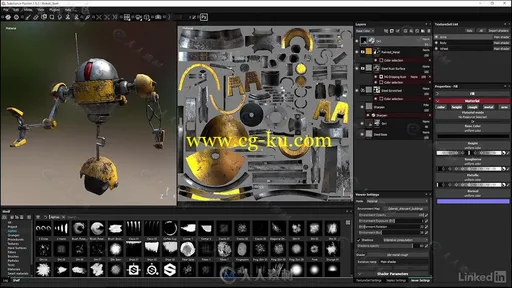 3dsMax中Substance材质工具集使用技术视频教程 3ds Max Substance to V-Ray的图片4